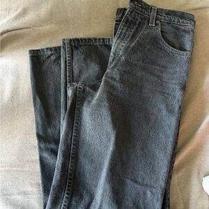 Levi's Women's Straight Jeans - Washed Black